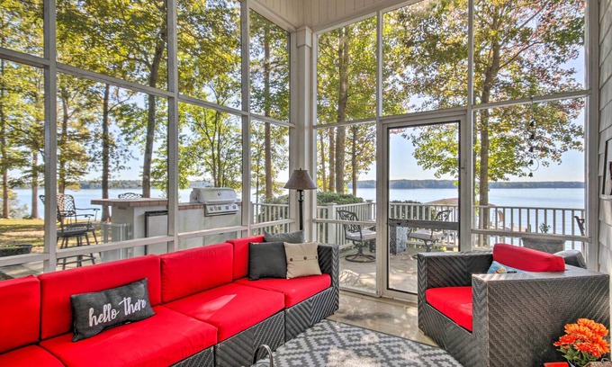 Cross Hill House | Lakefront Paradise w/Fire Pit - Dogs Welcome!