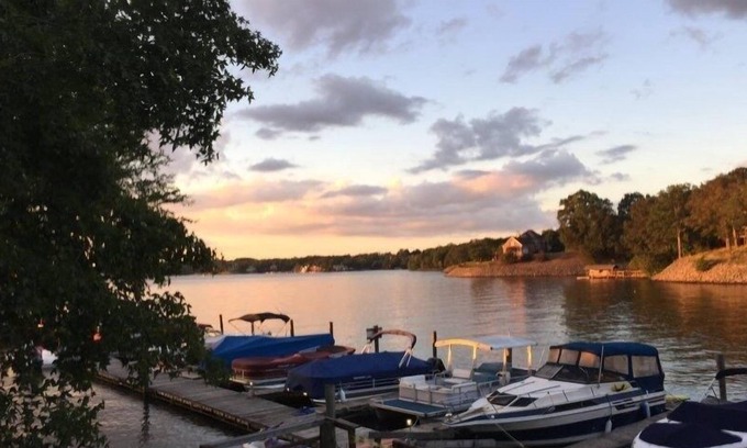 Steele Creek Cabin | Lakefront Property Two Bedroom Cabin #35 at Long Cove Resort by RedAwning