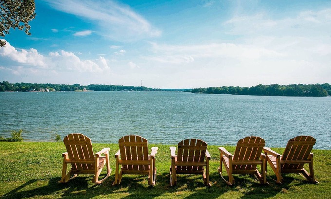 Steele Creek Cabin | Lakefront Property Two Bedroom Cabin #37 at Long Cove Resort by RedAwning
