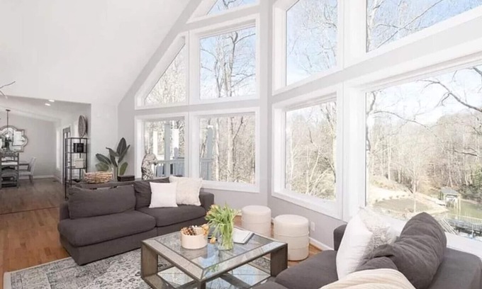 Barium Springs House | Lakefront Relaxing, Hot Tub, Fire Pit, Kayaks