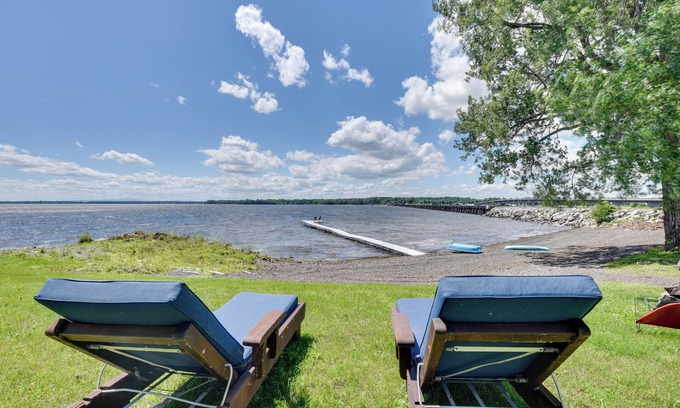 West Swanton Cottage | Lakefront Retreat w/Shared Dock & Fire Pit!