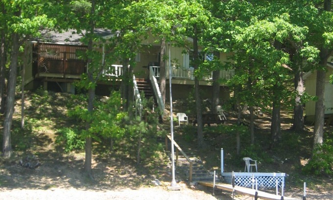 Lake Arrowhead House | Lakefront Vacation House with Fireplace and Hot Tub.