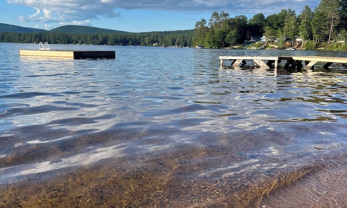 Gilmanton IW Cottage | Lakeside Cottage 2 bedrooms/full bath & kitchen/Great Swimming!