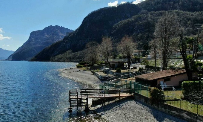 Oliveto Lario Cottage | Lakeside cottage with private garden and pier. Pet-friendly.