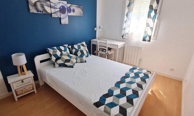 Aytre Apartment | Large apartment ideal for a family 10 min from the center of La Rochelle