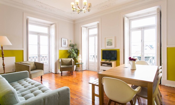 Principe Real Apartment | Large Bairro Alto 2 up to 22guests by Central Hill