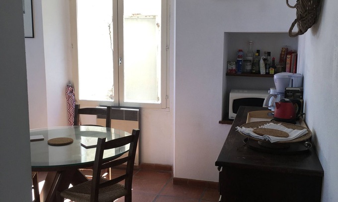 Bonifacio Apartment | Large, bright studio in upper town, magnificent view of the port