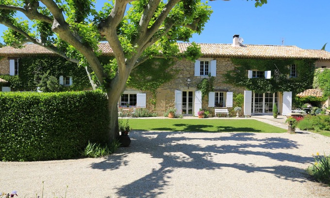 Robion Other | Large charming air-conditioned residence 4* heated fenced swimming pool - 8 bdrms/6sdb