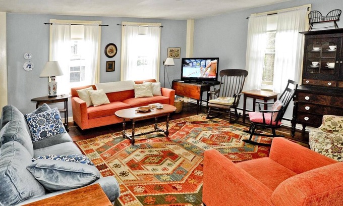 Nantucket Town House | Large charming historic home on quiet street near Nantucket town center
