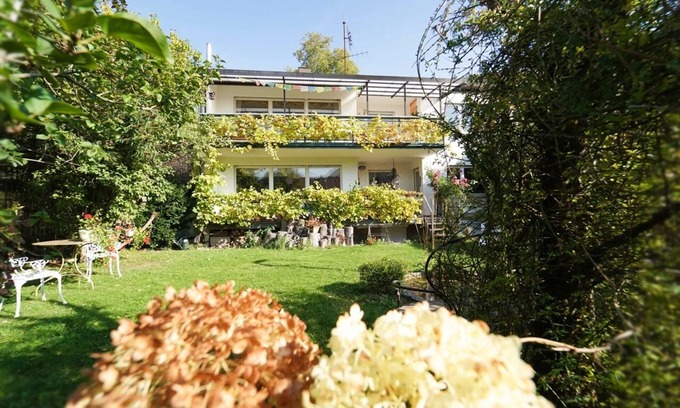 Bad Urach Apartment | Large, quiet vacation apartment (approx. 70sqm) with large balcony and shared use of the garden