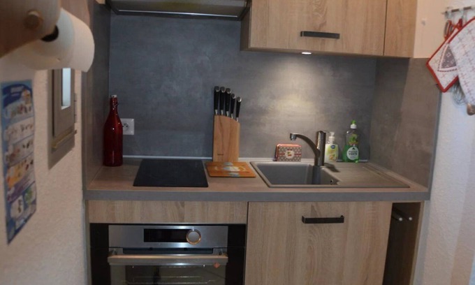 Les Rousses Apartment | Large studio in the center of Les Rousses resort, private garage, elevator.