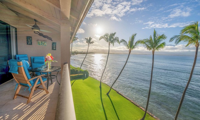 Maalaea Condo | *Lauloa 409* Maui Prime Oceanfront Condo, A/C!