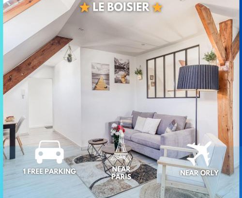 Palaiseau Apartment | Le Boisier - 3 min de la Gare Massy TGV - Cozy Houses