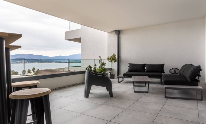 Porticcio Apartment | Le Calypso B01 - Climatisé avec vue mer