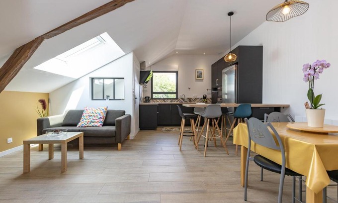 La Chapelle-Thouarault Apartment | Le Cri de la Chouette - Appt avec terrasse