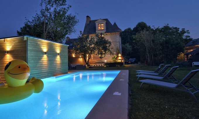 La Bohalle House | Le Manoir du Coureau/On the banks of the Loire/Swimming pool