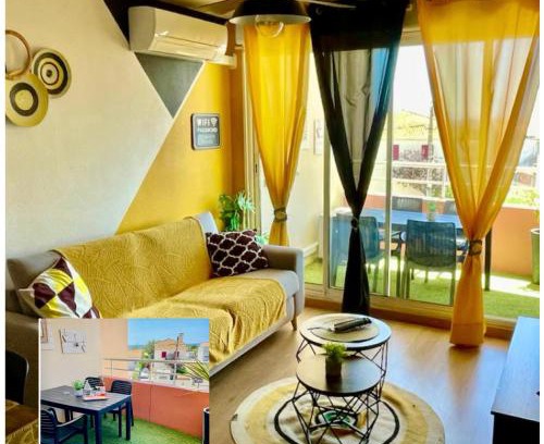 Frontignan Apartment | Le Nautica Plage T2 climatisé en bord de mer