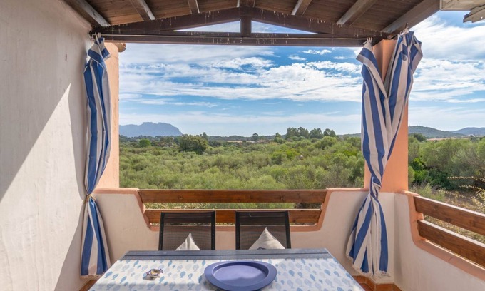 Murta Maria Apartment | Le Voilier 28: Apartment with Balcony and View of Tavolara Island