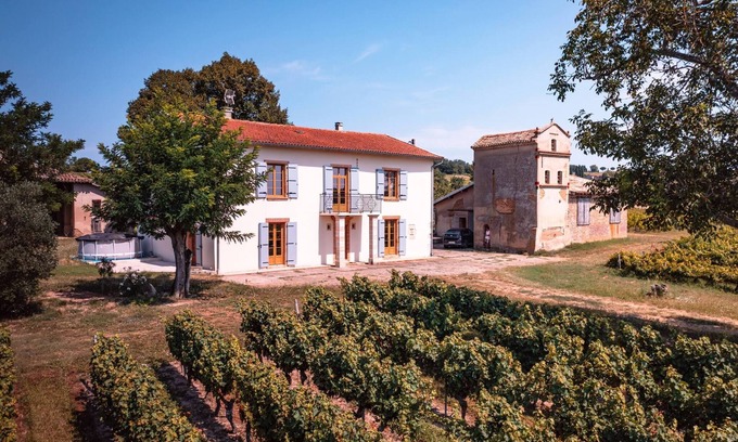 Lisle-sur-Tarn Ski Chalet | Les Blancs - Vineyard escape - Pool