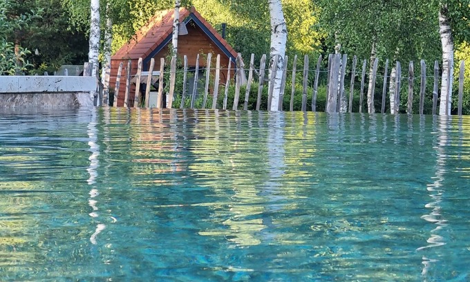 Barbey-Seroux Cabin | Les Jolis Chalets: Magnificent lodge with swimming pool and jacuzzi