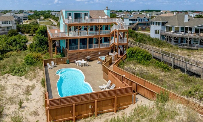 Whalehead Beach House | Life is Good | Oceanfront | Private Pool, Hot Tub, and Dog Friendly