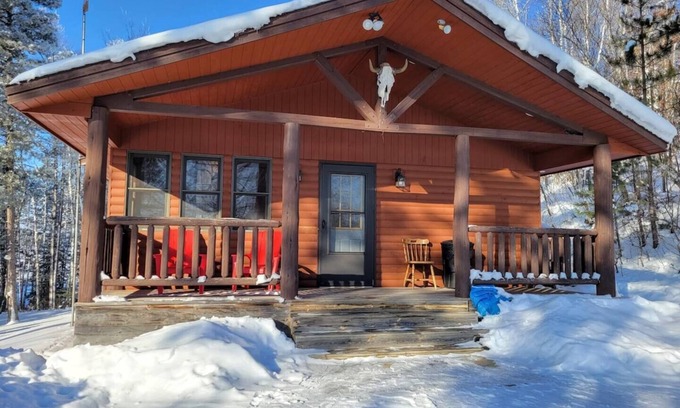 Bigfork Cabin | Little East Lake Escape, Cabin - Snowmobile Paradise - 2-Bedroom 1-Bathroom Cabin