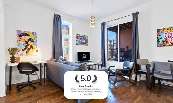 Plateau Mont Royal Apartment | LiV MTL 202 Deluxe 1BR Suite + Big Rooftop Patio