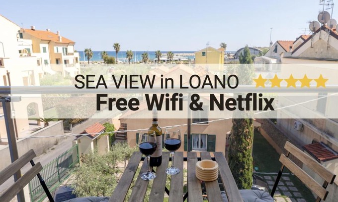 Loano Apartment | [LOANO-MARINA] GRAZIOSO ☆☆☆☆☆ CON VISTA MARE