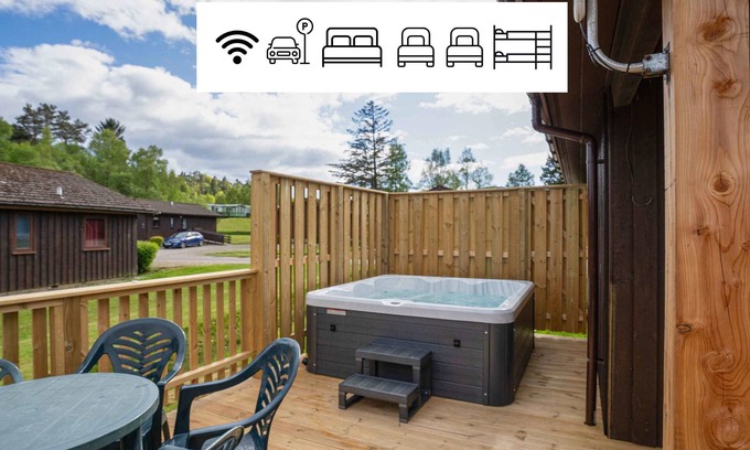 Kilmun Apartment | Lodge-3BR - Hot Tub - Hunters Quay