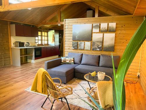 Zevenhuizen Cabin | Lodge De ijsvogel bij Bolmeer Lodges