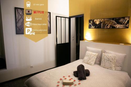 Bourgogne Apartment | Loft de Courcaille - Balneo - Free Parking - WIFI