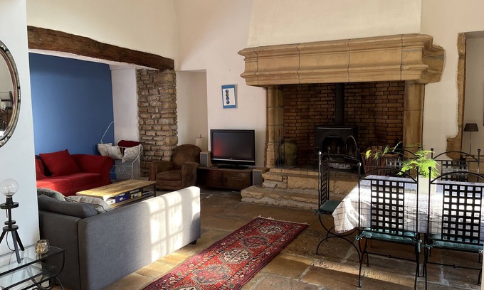 Lissieu Other | Loft in a golden stone castle