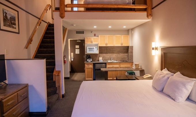 Banff Apartment | Loft Suite Along Banff Ave. | Mountain View!