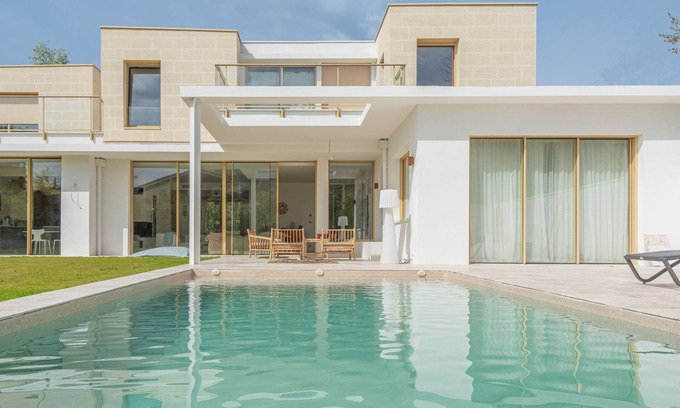 Lestonat - Monsejour House | Loue Maison D'architecte - Grand Jardin et Piscine à Bordeaux