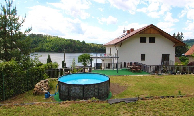 Zupanovice Apartment | Lovely apartment for 9 guests with pool, WIFI, TV, patio, pets allowed and parking
