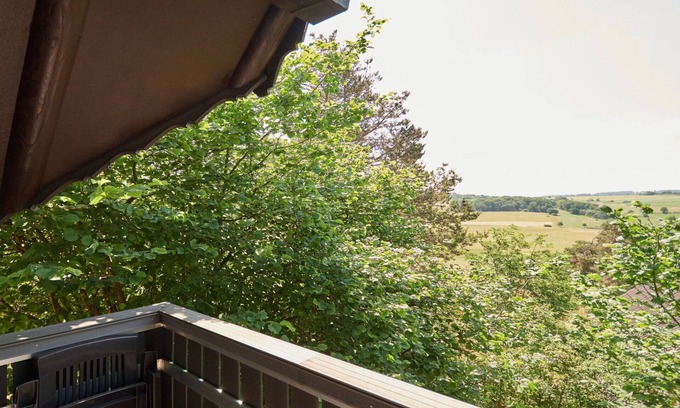 Feriendorf Frankenau House | Lovely apartment in villa for 4 people with WIFI, TV and patio