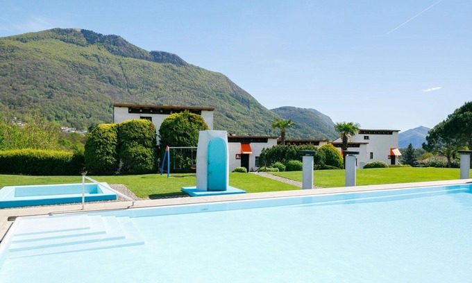 Capriasca Apartment | Lovely apartment with WIFI, pool, TV, patio, pets allowed, panoramic view and parking