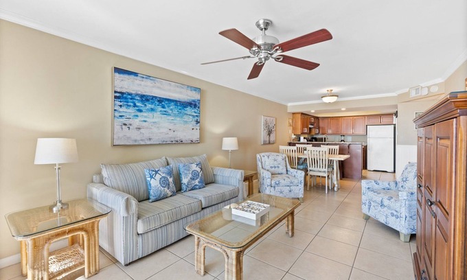 Crescent Beach Condo | Lovely Beach Front 4th Floor Condo! PW410
