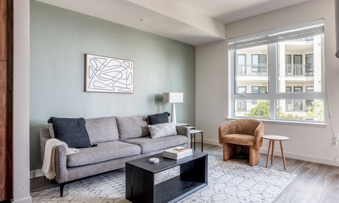 Emeryville Apartment | Lovely Emeryville 1BR w/Rooftop & Yoga Studio, nr Mall, by Blueground