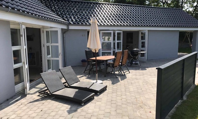 Karrebksminde House | Lovely holiday home on Enø with indoor spa