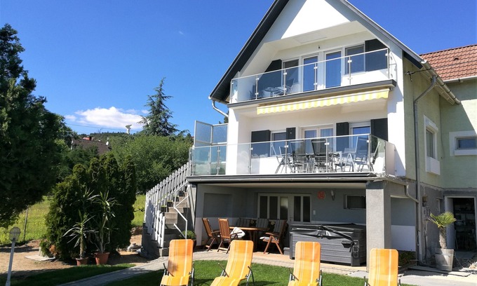 Velence House | Lovely holiday home with private pool and premium hot tub