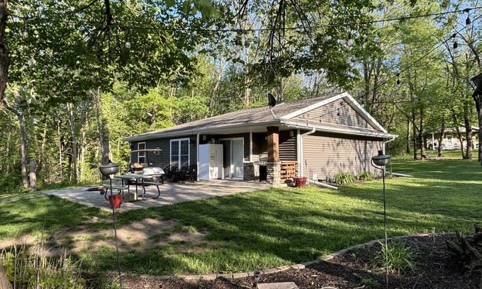 Manchester House | Lovely Lakeside Home: Perfect Retreat at Enriched Cabins & Resort on Lake Delhi