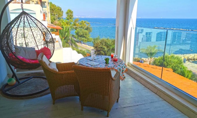 Potamos tis Germasogeias House | Lovely Seafront Place on 1st line with Sea&Mountain view in Green Peaceful GalatexComplex