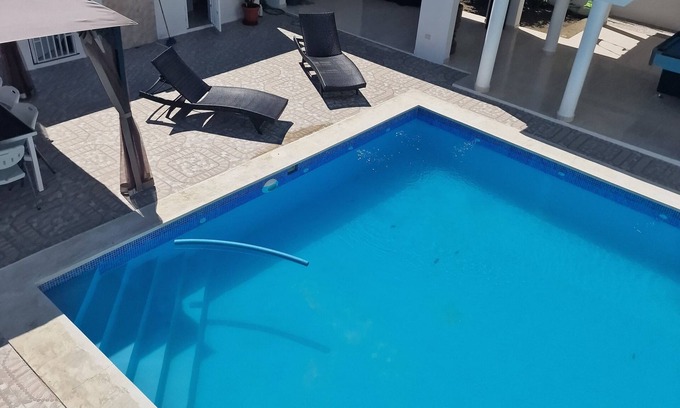 Santiago de los Caballeros Villa | Lujosa Villa María de 2,034ft2 con piscina privada, 3 cocina, BBQ, Gacebo y más.