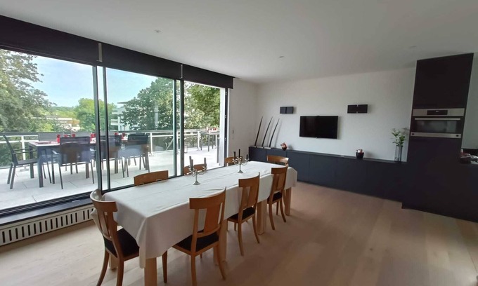 Sint-Pieters-Woluwe Apartment | Luminous Penthouse in the elegant district of Brussels, very design 70 m2 terrace