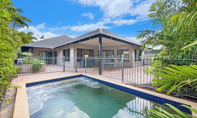 Parap House | Lush Home in Trendy Parap with Private Pool