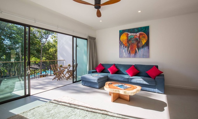 Bophut Villa | Lux 3 bedroom Villa Anagata - near fishing village