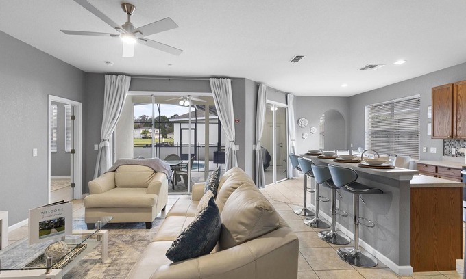 Trafalgar Village Villa | Lux 4BRVilla w/Hot Tub&Grill -Private Heated Pool