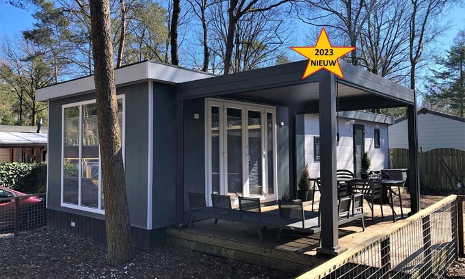 Bosgebied Hoenderloo Ski Chalet | Luxe Chalet Leeuwenhart - recreation only