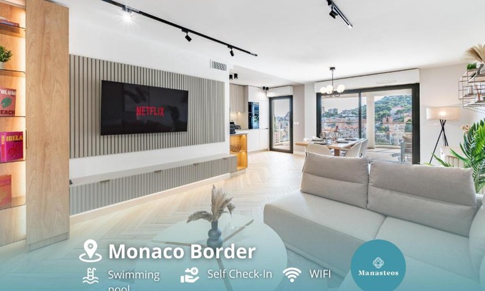 Beausoleil Apartment | Luxueux appartement - Vue mer - Parking - AZ